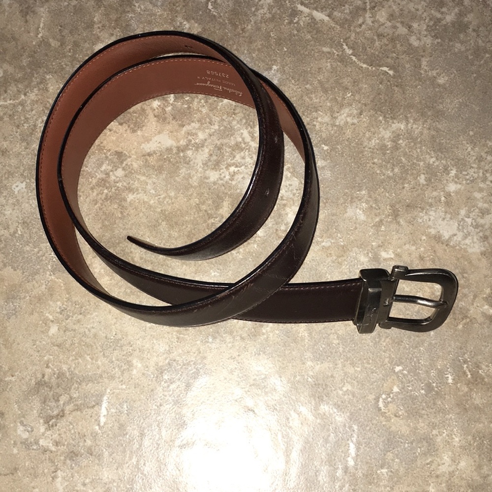 salvatore ferragamo belt used